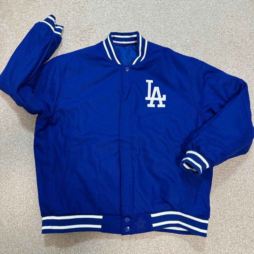 LAドジャース　スタジャン　リバーシブル (XL)　JH Desing社