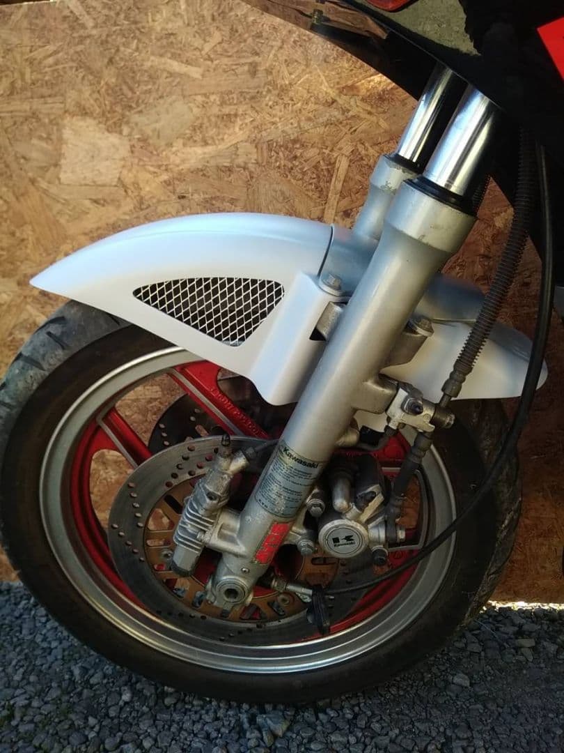 GPZ400R レーシングフェンダー改　ワンオフ　FX400R BEET