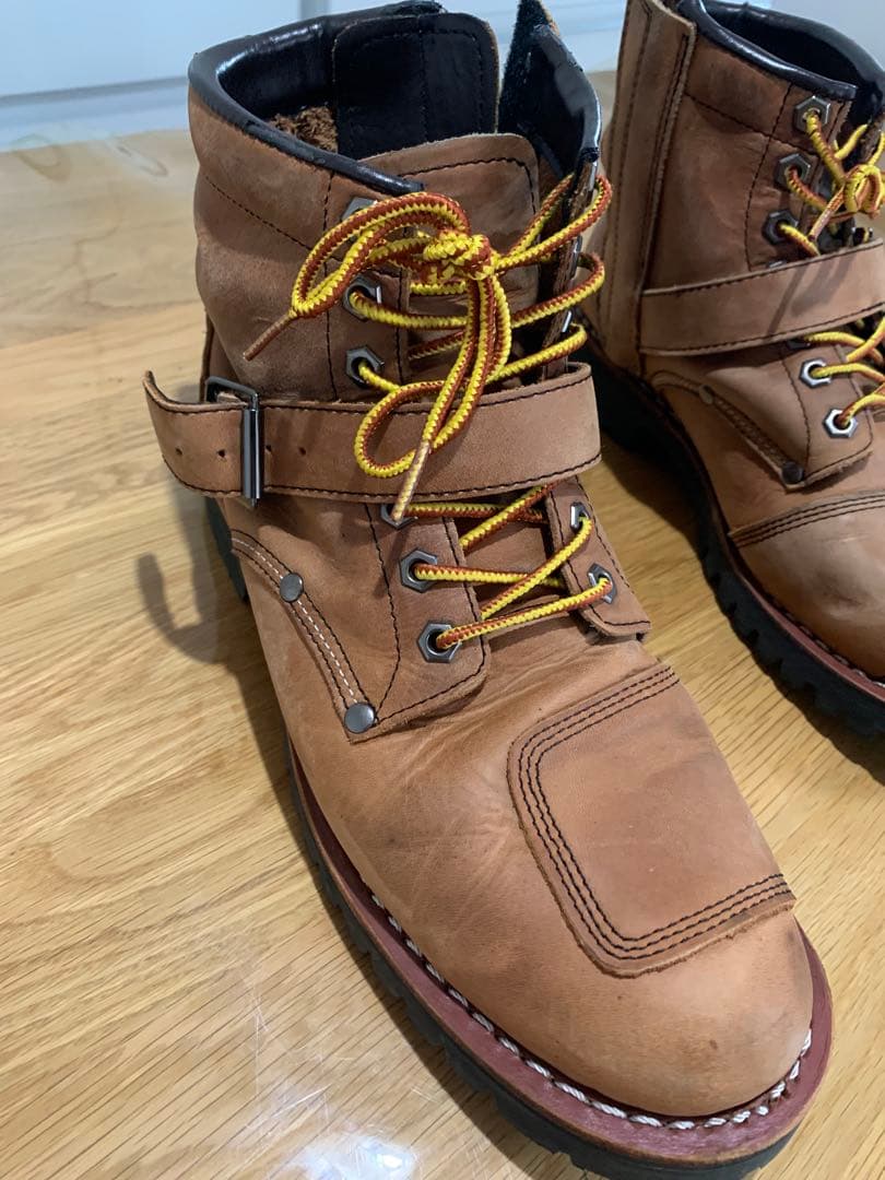 アヴィレックス　バイク用　ブーツ ブラウン