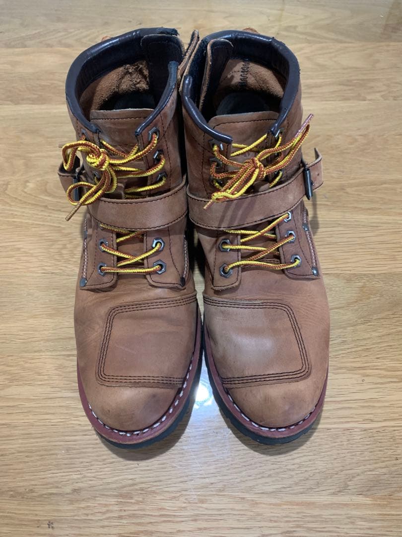 アヴィレックス　バイク用　ブーツ ブラウン