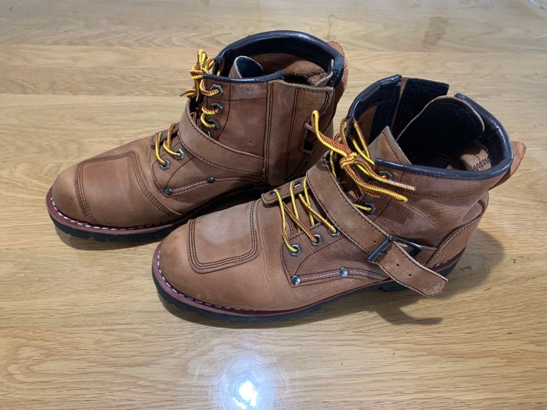 アヴィレックス　バイク用　ブーツ ブラウン