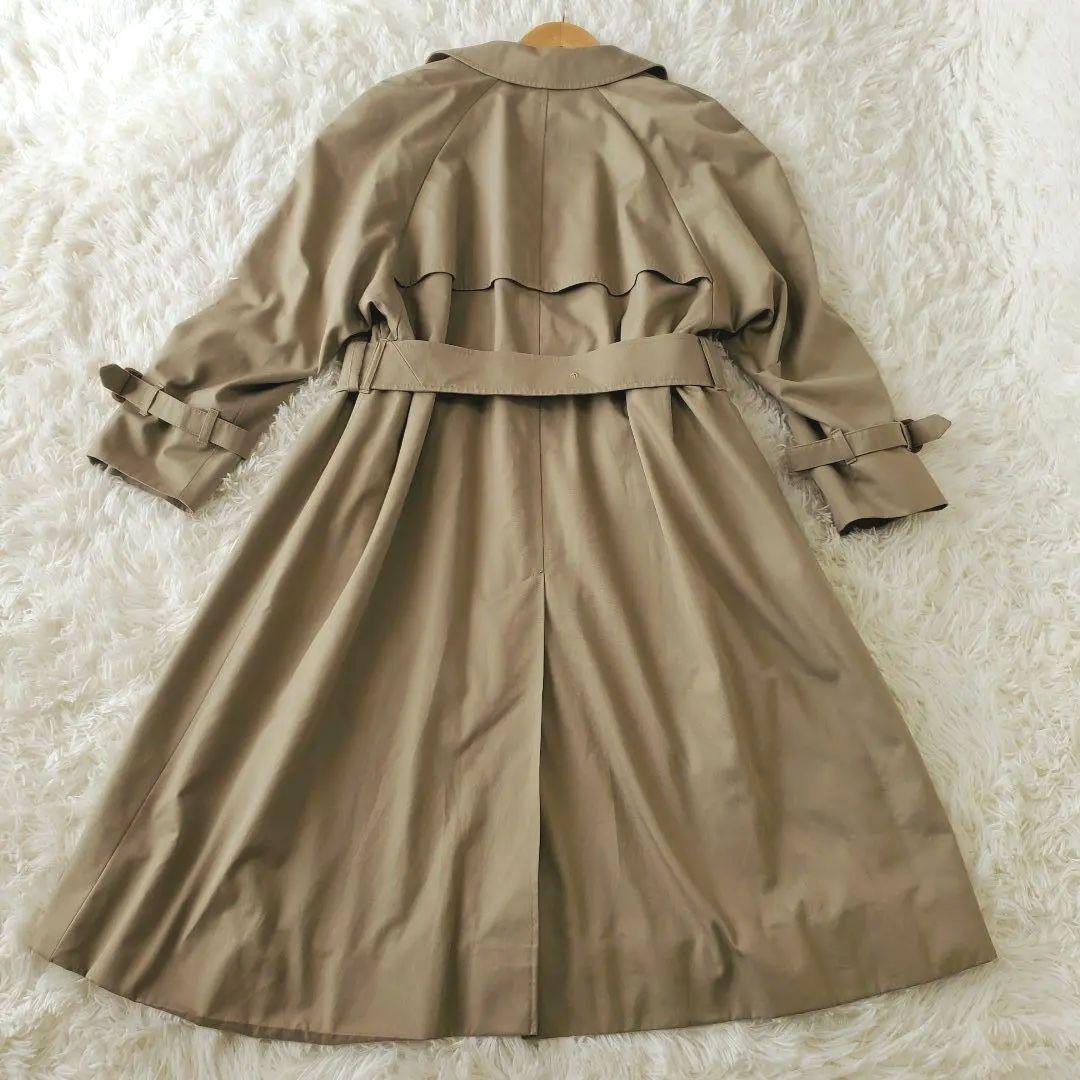 【名作】アクアスキュータム トレンチコート クラブチェック レディース M