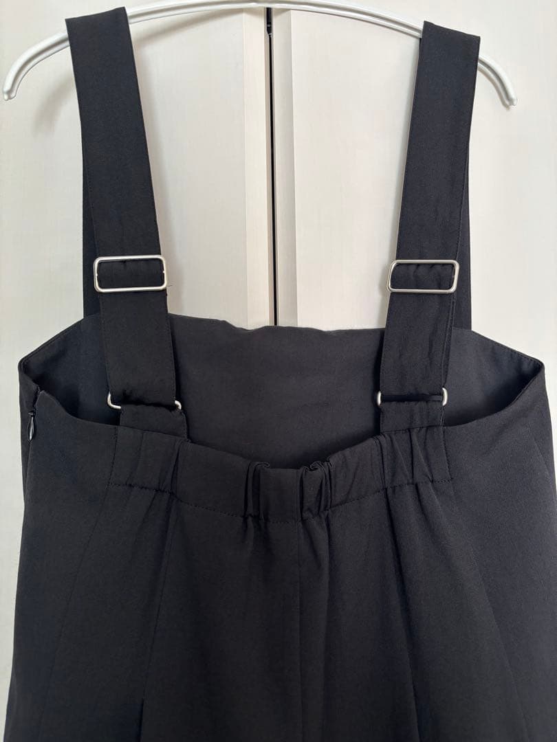 クレクレタコラ【新品】カデュネ CADUNE サスペンダーフレアパンツ