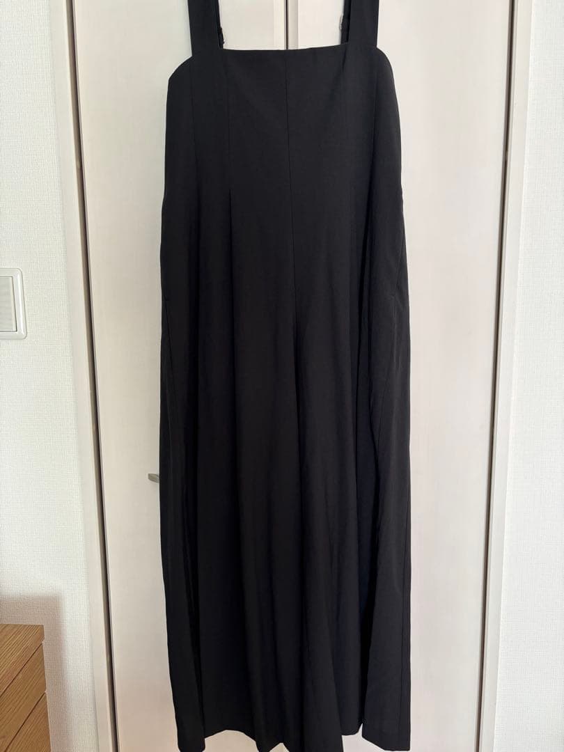 クレクレタコラ【新品】カデュネ CADUNE サスペンダーフレアパンツ