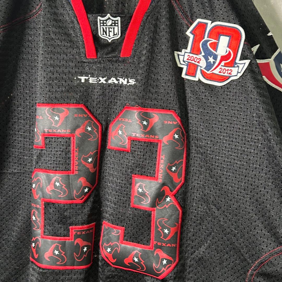 希少 NIKE NFL Texans 10周年記念 限定 ゲームシャツ メッシュ