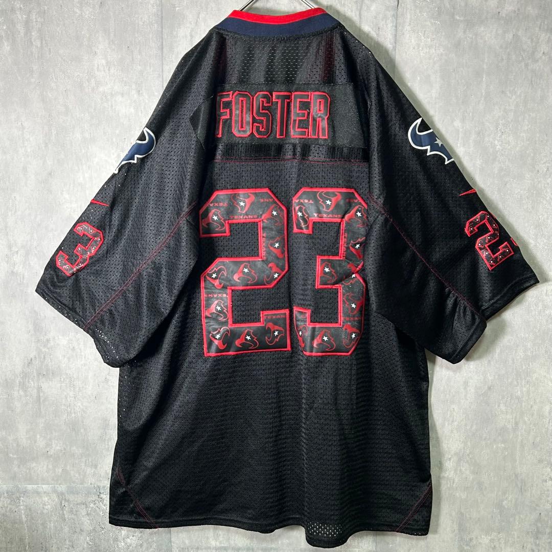 希少 NIKE NFL Texans 10周年記念 限定 ゲームシャツ メッシュ