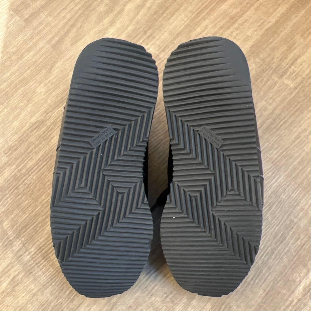 お値下げ！HERMES ブラック レザー スニーカー