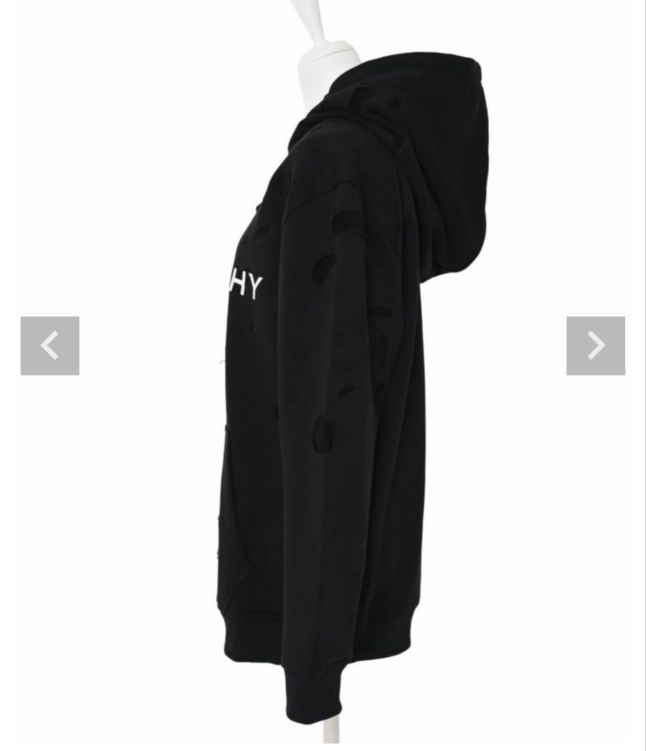 GIVENCHY パーカー　ダメージ加工
