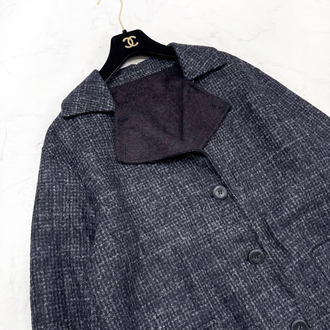 近年 Leilian レリアン ステファノーニ リバーシブル コート 9号