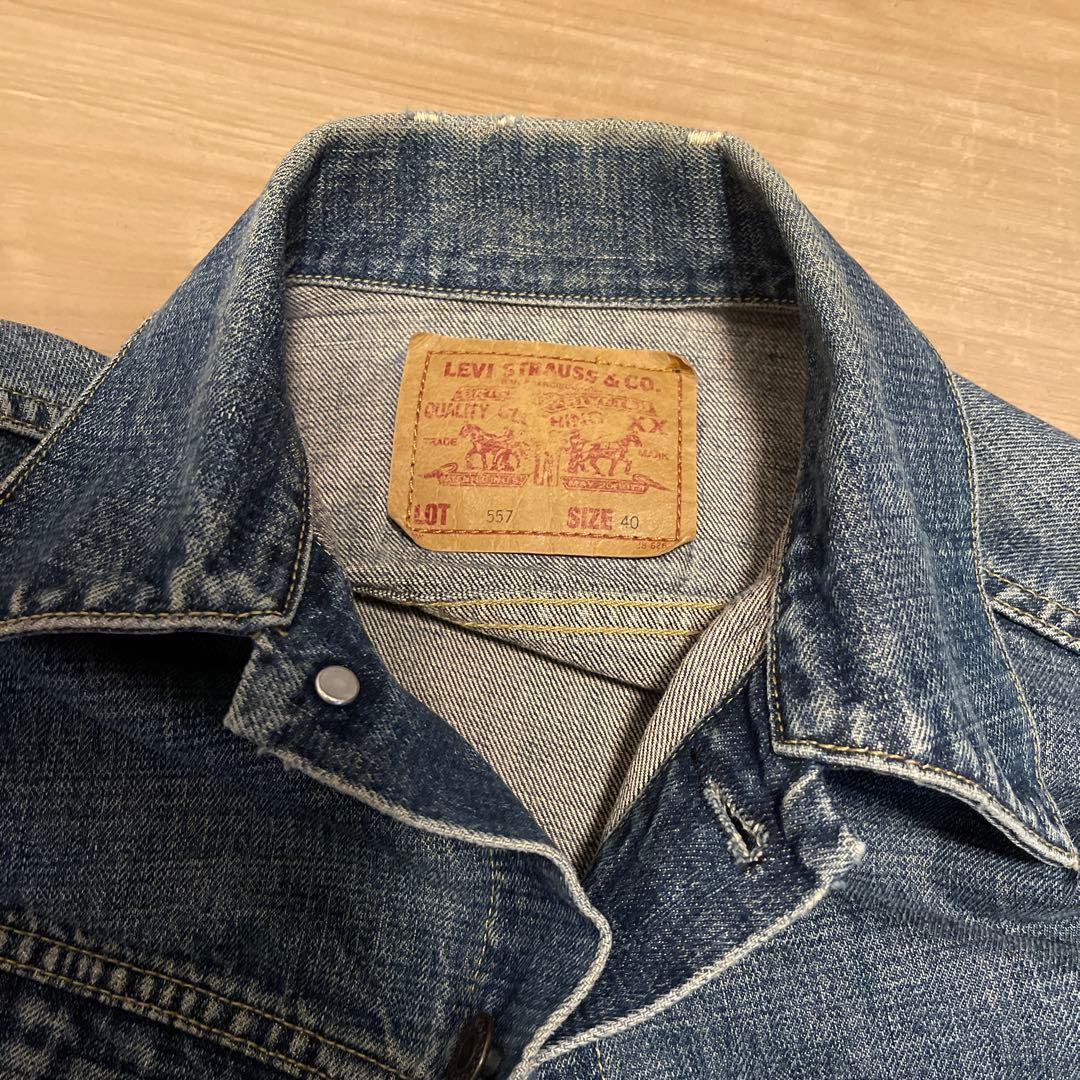 【良品】LEVI'S 71557 XX 3rd 日本製 デニムジャケット 40