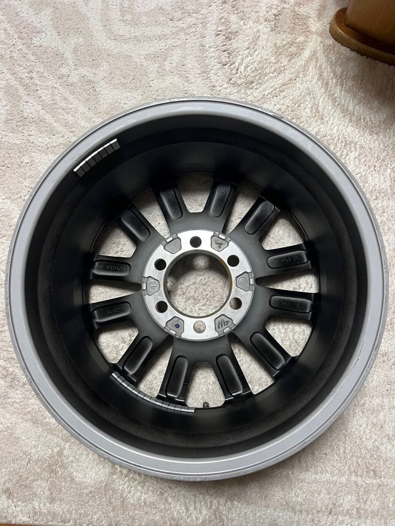 送料込　美品　ランドクルーザープラドマットブラックエディション純正ホイール2️⃣