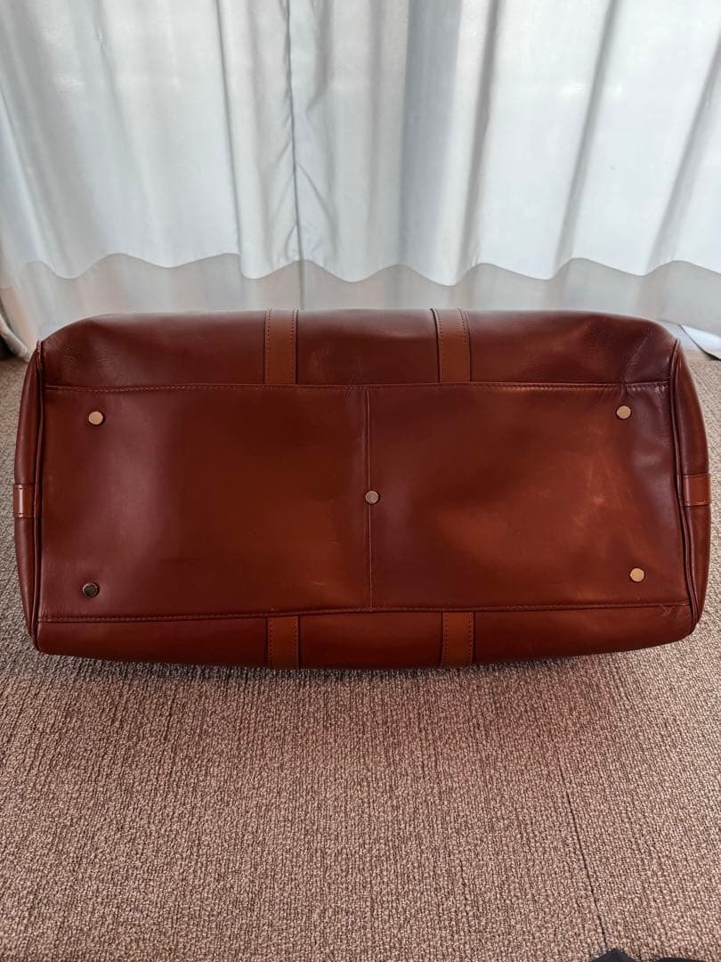 MB レザーハイエンドトラベルバッグ ブラウン ボストン