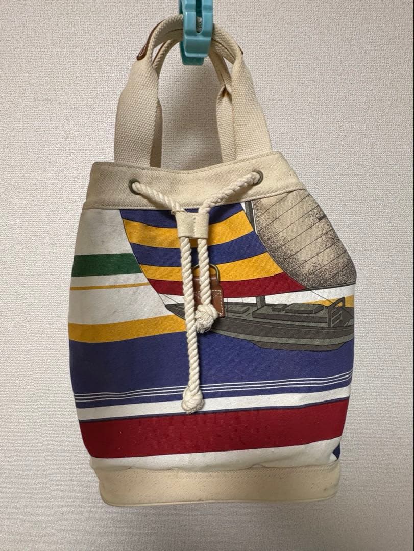 POLO Ralph Lauren 2way bag 巾着型 ビンテージ 90s