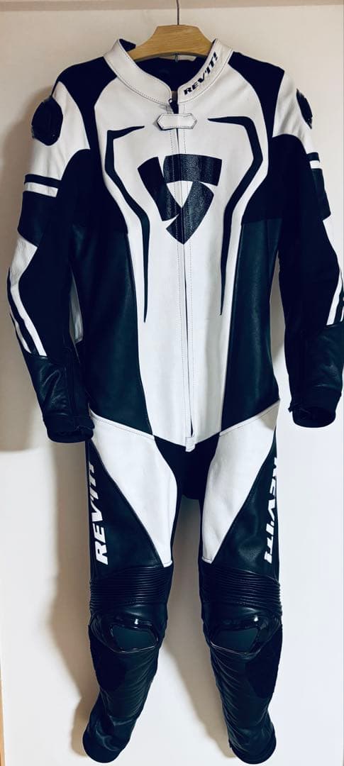 REV'IT! レーシングスーツ ホワイト/ブラック