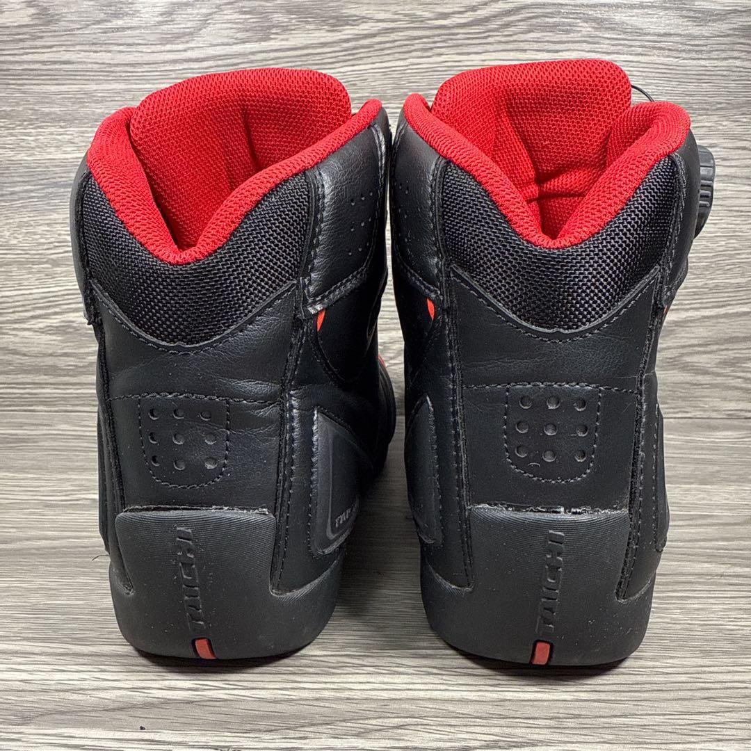 美品　RSタイチ　DRYMASTER バイクブーツ　ボア　防水　赤黒　25.5㎝
