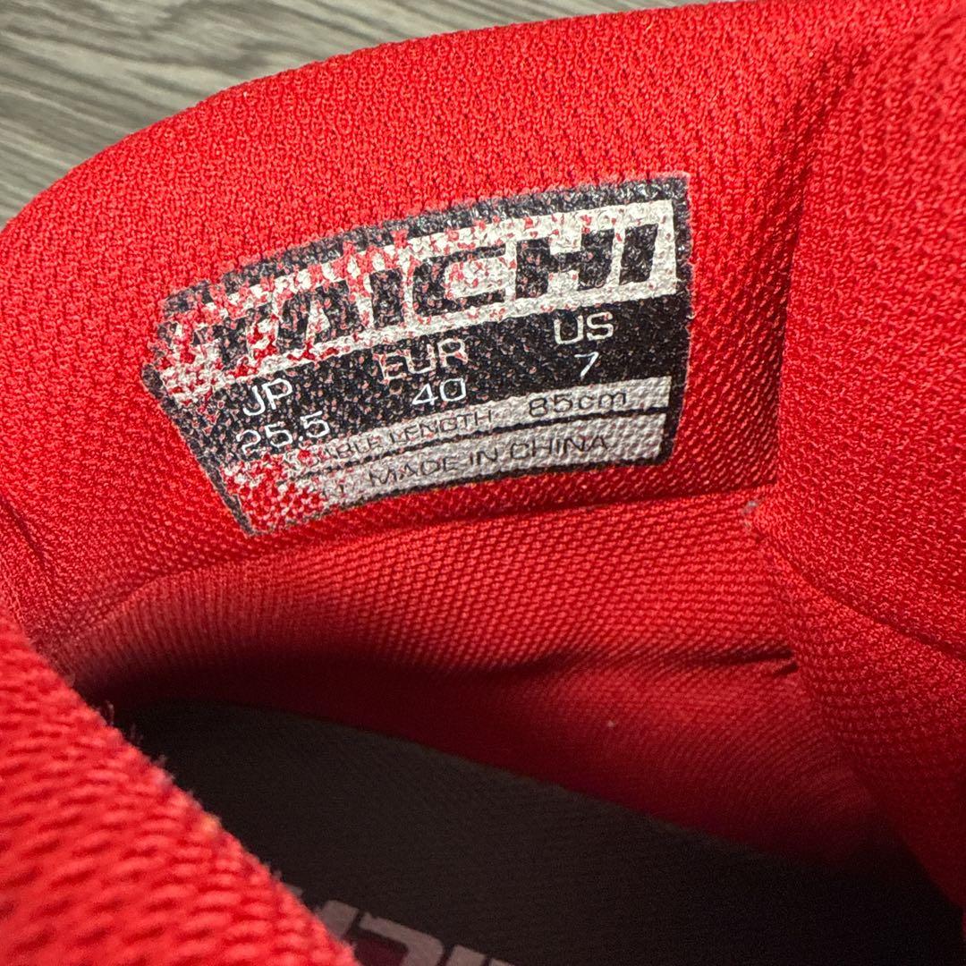 美品　RSタイチ　DRYMASTER バイクブーツ　ボア　防水　赤黒　25.5㎝