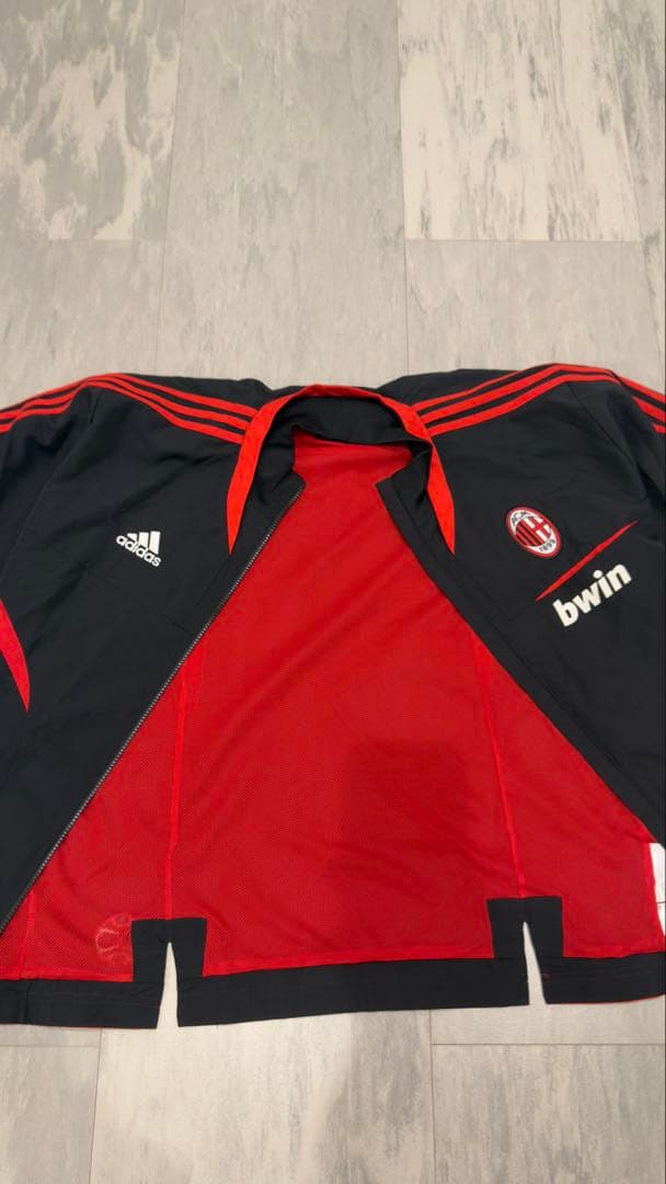 00's adidas製 ACミラン ナイロンジャケット メンズXL上下