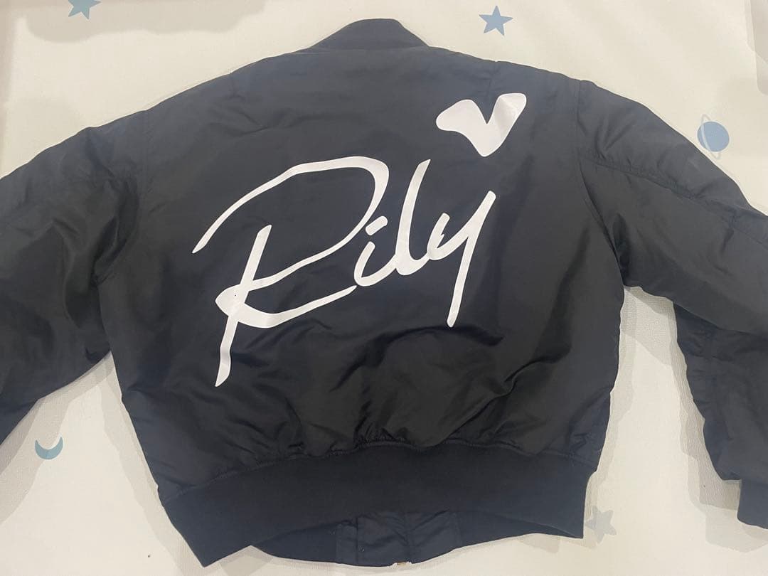 Rily ブラック MA-1 ジャケット　今市隆二