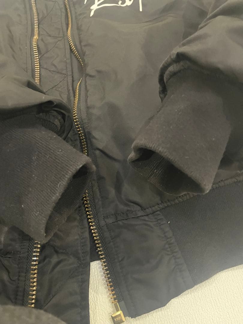 Rily ブラック MA-1 ジャケット　今市隆二