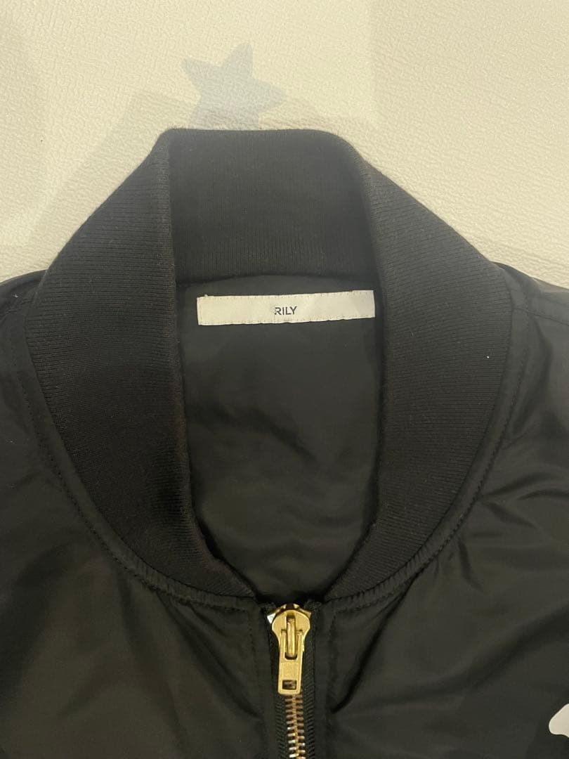 Rily ブラック MA-1 ジャケット　今市隆二