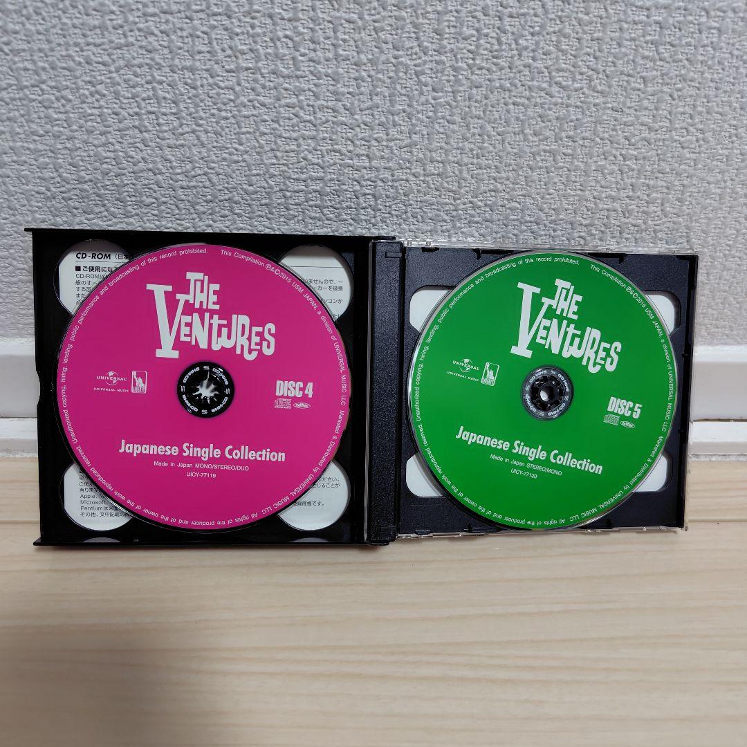帯付きベンチャーズ　ジャパニーズ・シングル・コレクション　5CD &CD-ROM