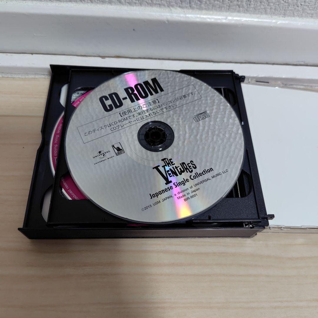 帯付きベンチャーズ　ジャパニーズ・シングル・コレクション　5CD &CD-ROM