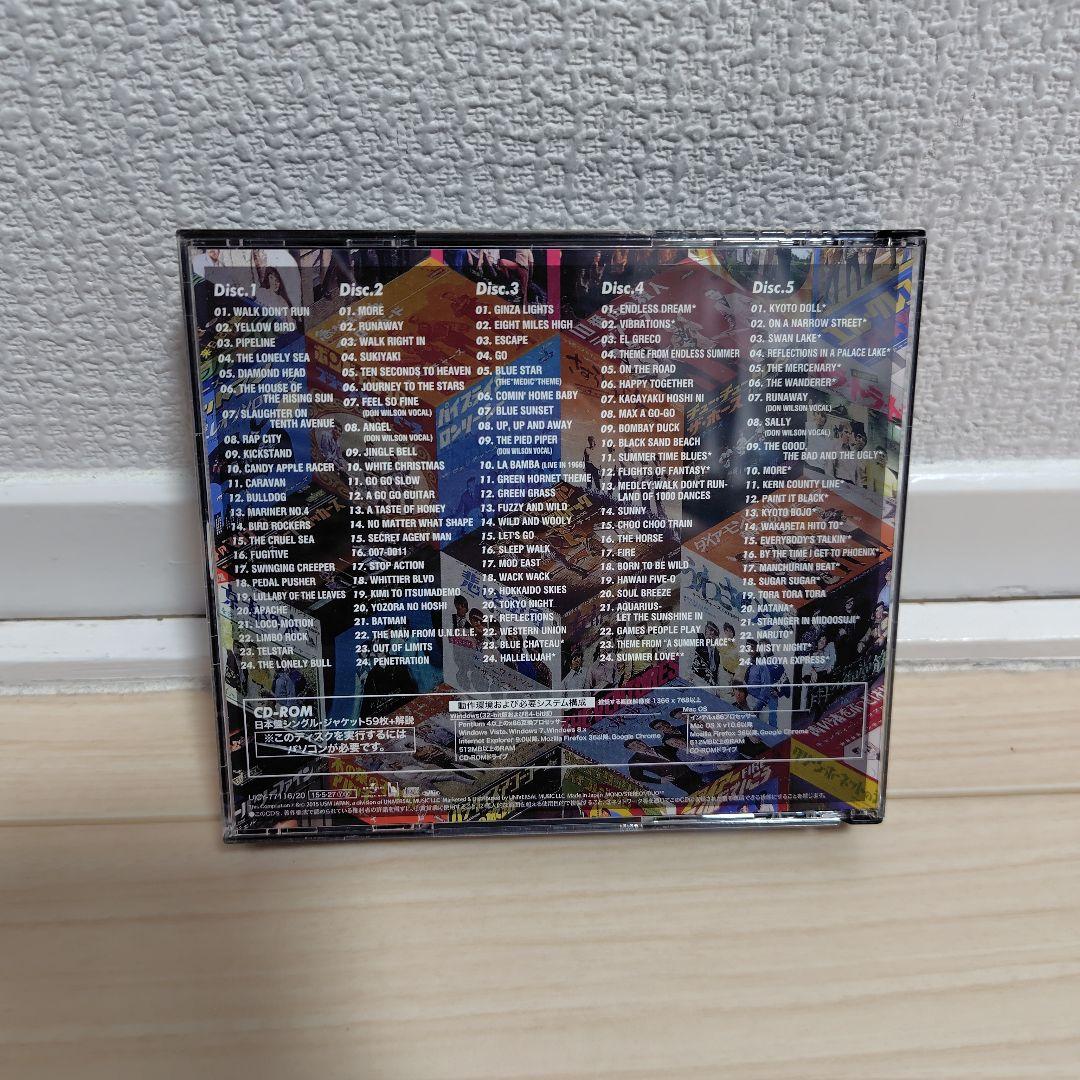 帯付きベンチャーズ　ジャパニーズ・シングル・コレクション　5CD &CD-ROM