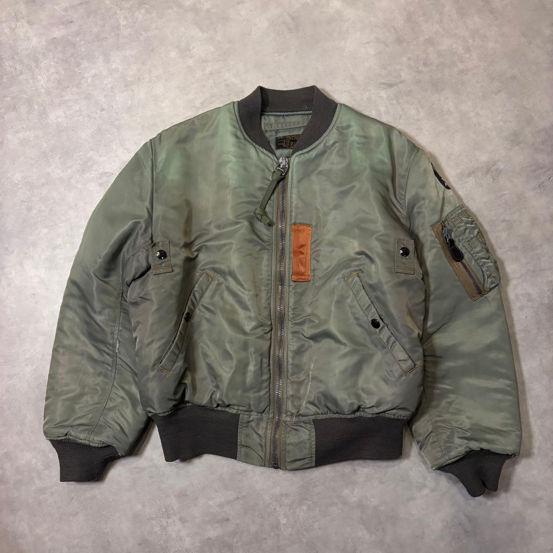 希少 初期品番　バズリクソンズ　MA-1 M13261 短丈 セージグリーン