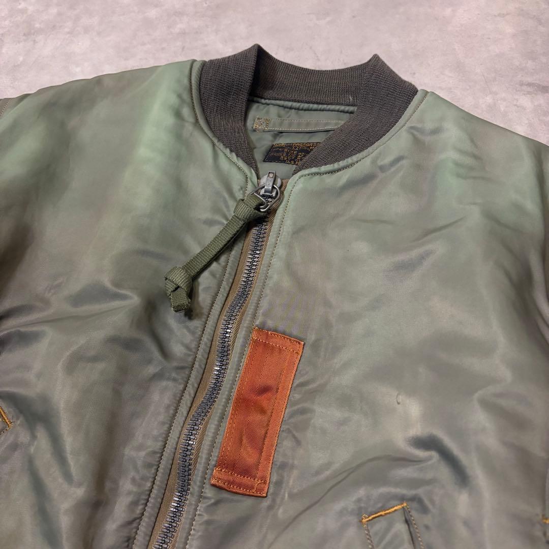 希少 初期品番　バズリクソンズ　MA-1 M13261 短丈 セージグリーン