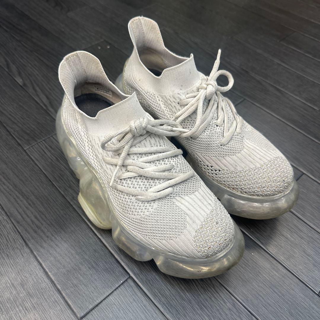 groundsグラウンズ ミキオサカベ 24cm 白 ホワイト スニーカー 靴