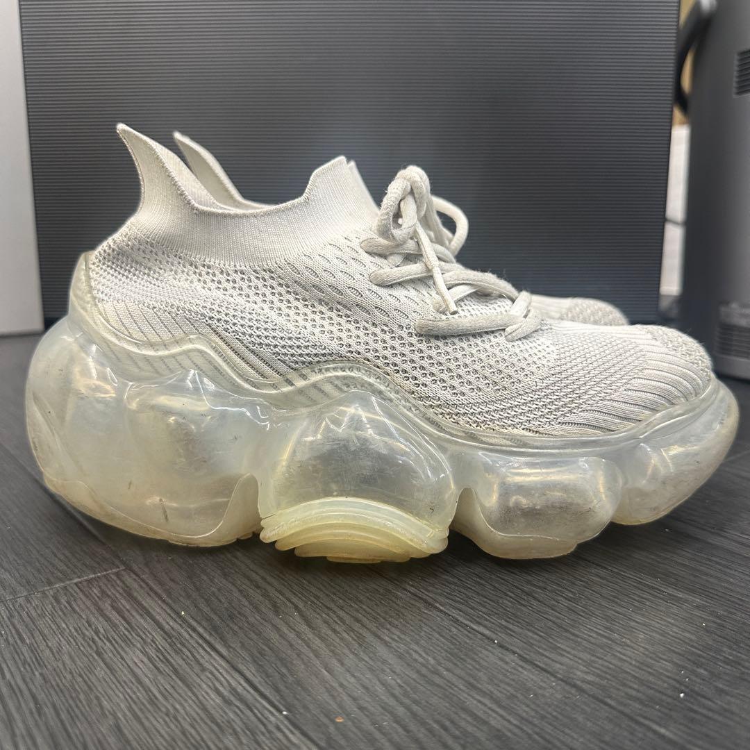 groundsグラウンズ ミキオサカベ 24cm 白 ホワイト スニーカー 靴