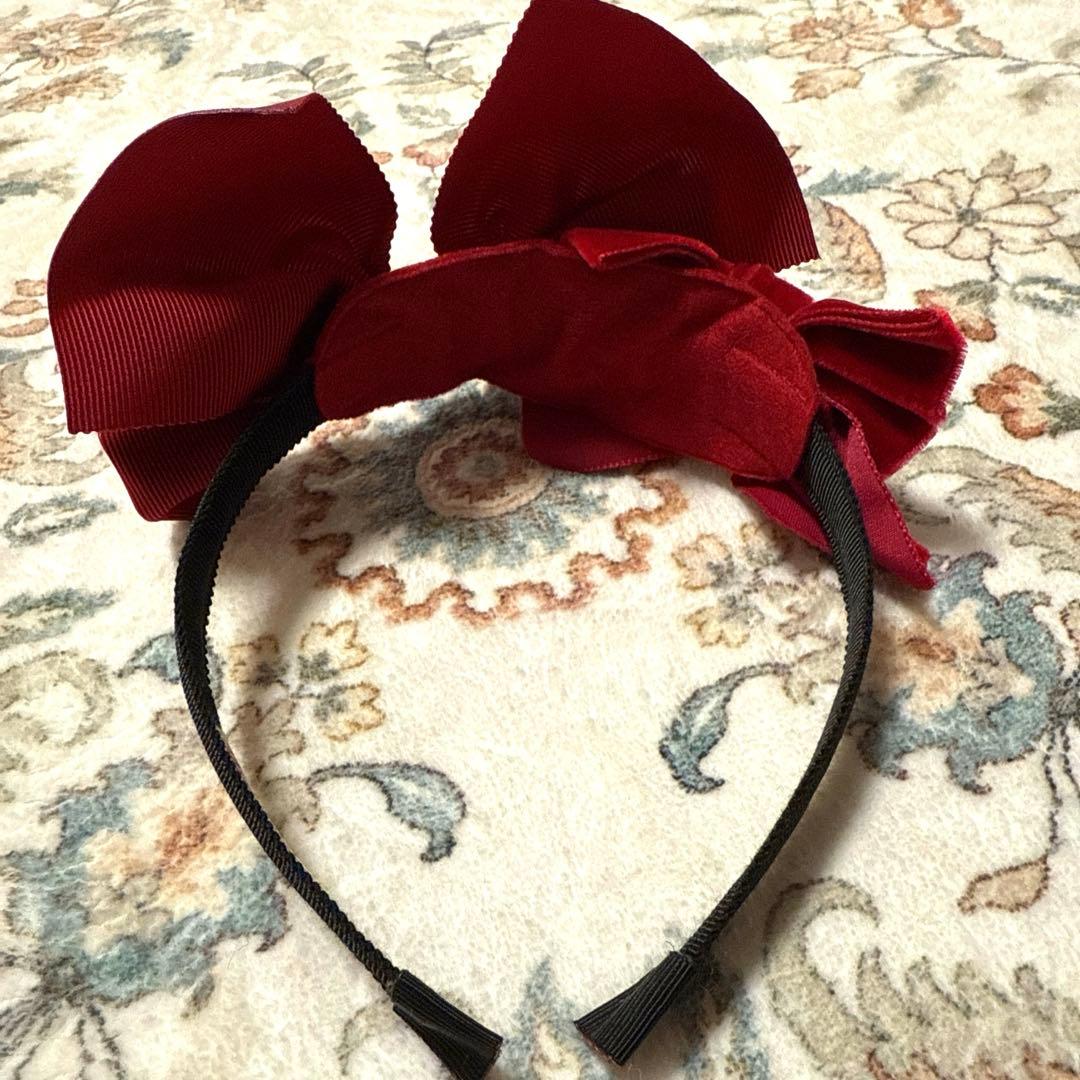 シャーリーテンプル110マカロンストライプワンピース カチューシャ