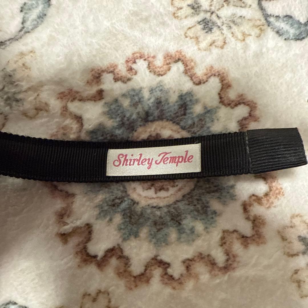 シャーリーテンプル110マカロンストライプワンピース カチューシャ