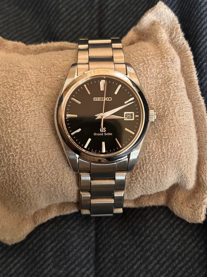 【美品】Grand seiko GS 9F62 ブラック文字盤クォーツ
