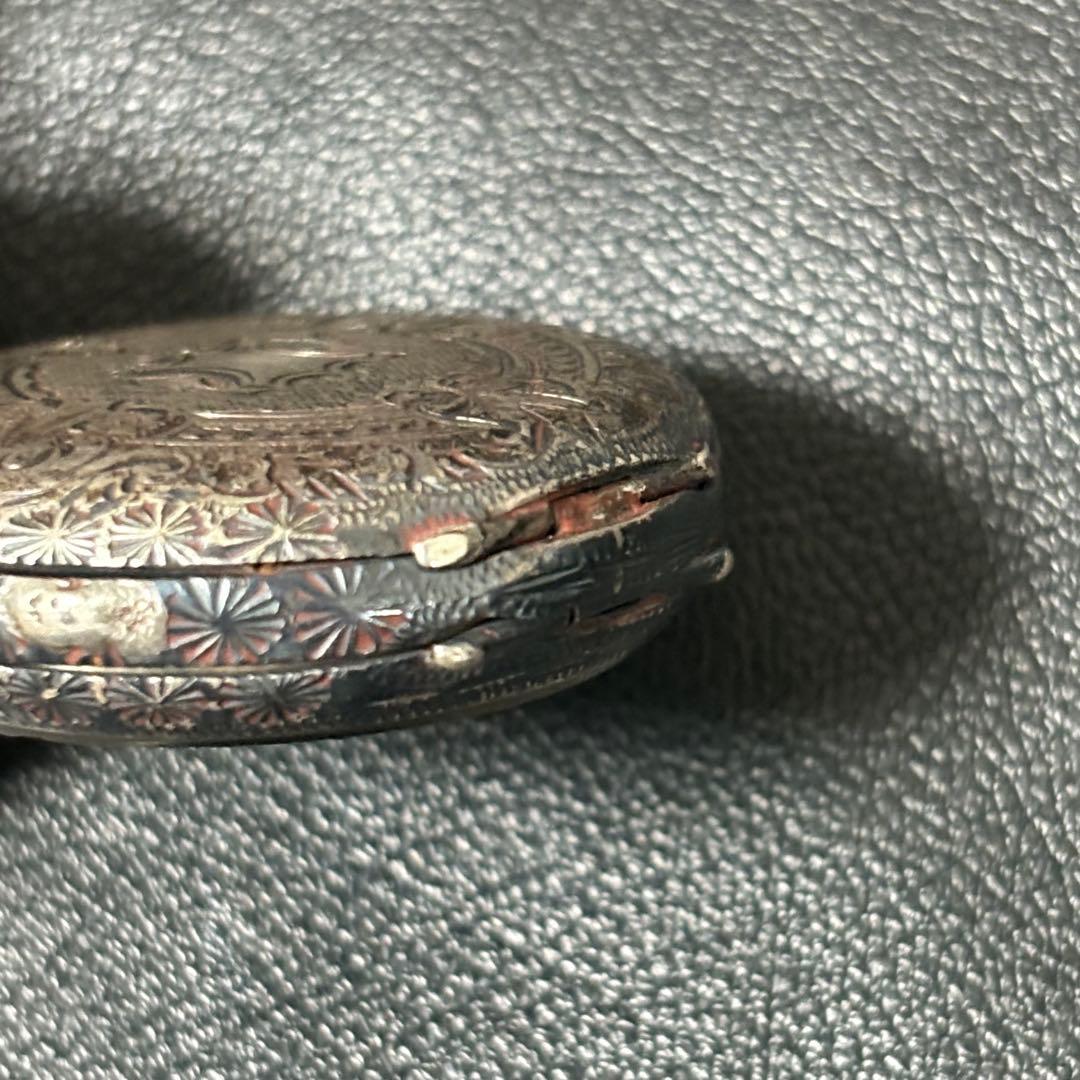 葵*葉様 懐中時計 0.935 シルバー 鍵巻き式 アンティーク レトロ