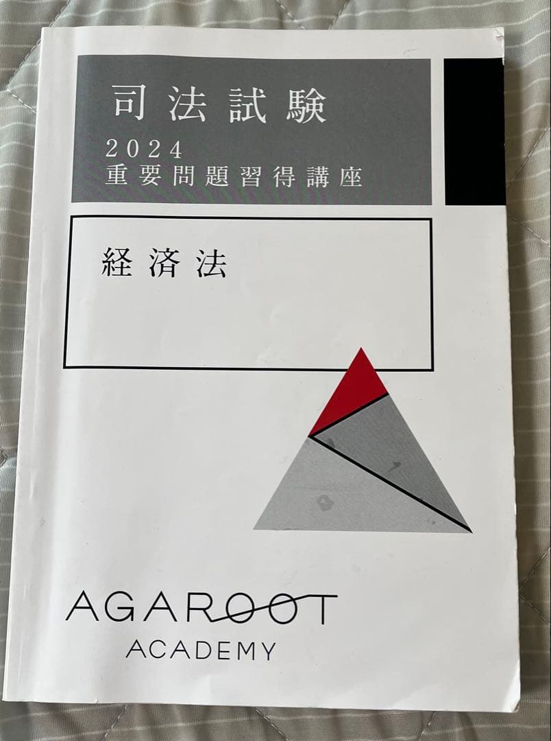 2024重要問題習得講座 経済法 アガルート