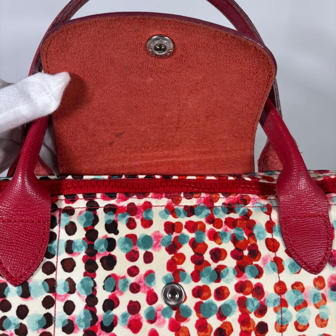 ロンシャン ハンドバッグ ショルダーバッグ 2way ル プリアージュ ネオ 赤