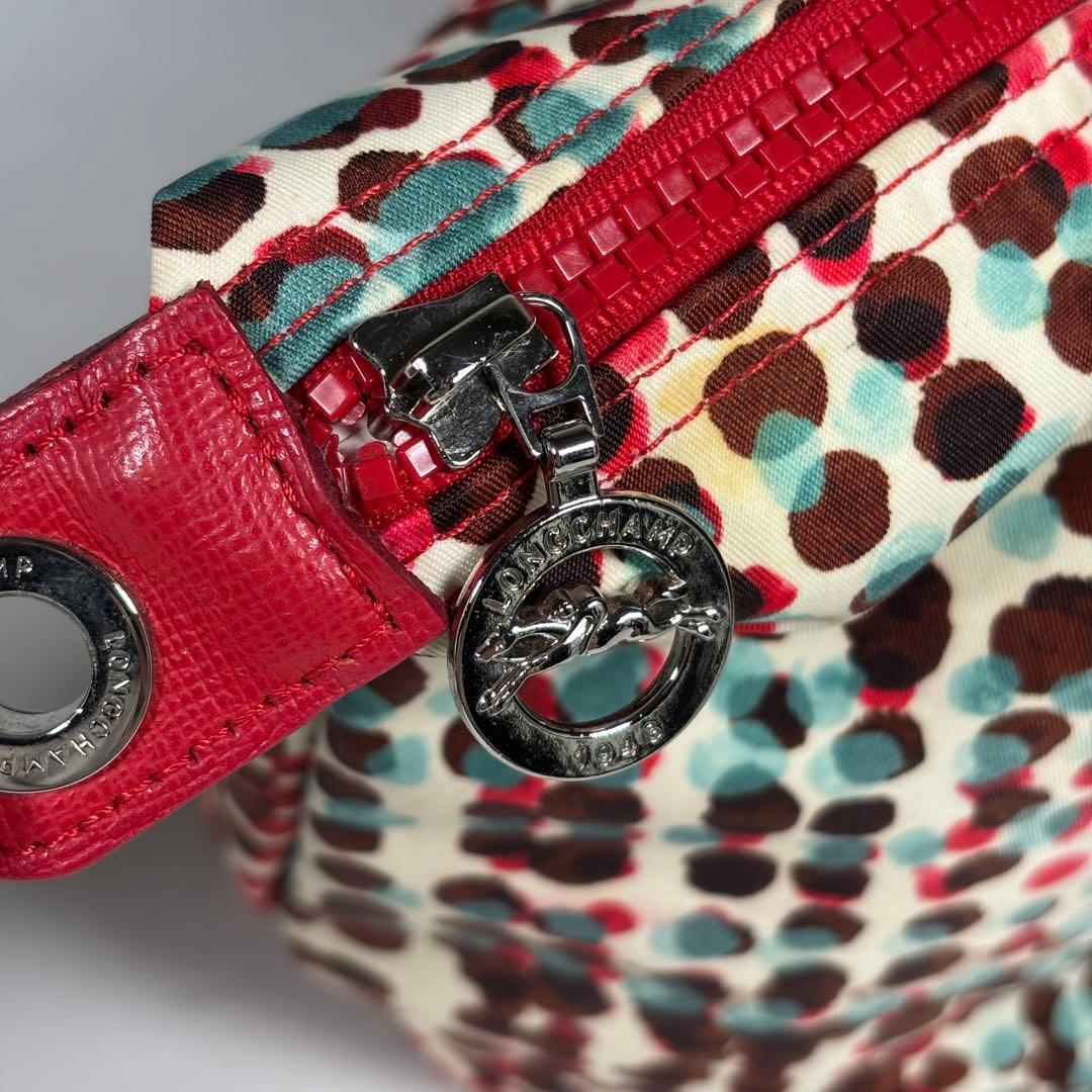 ロンシャン ハンドバッグ ショルダーバッグ 2way ル プリアージュ ネオ 赤