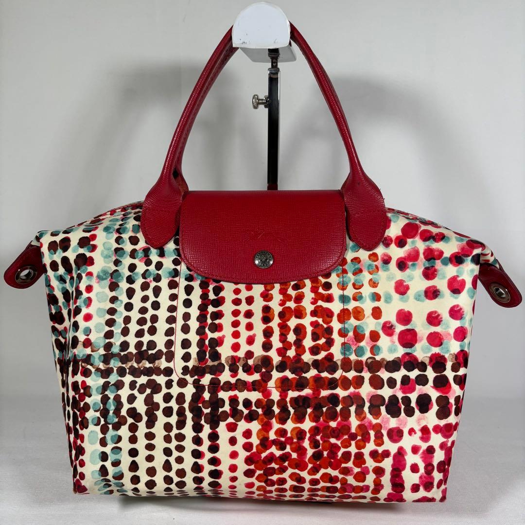 ロンシャン ハンドバッグ ショルダーバッグ 2way ル プリアージュ ネオ 赤