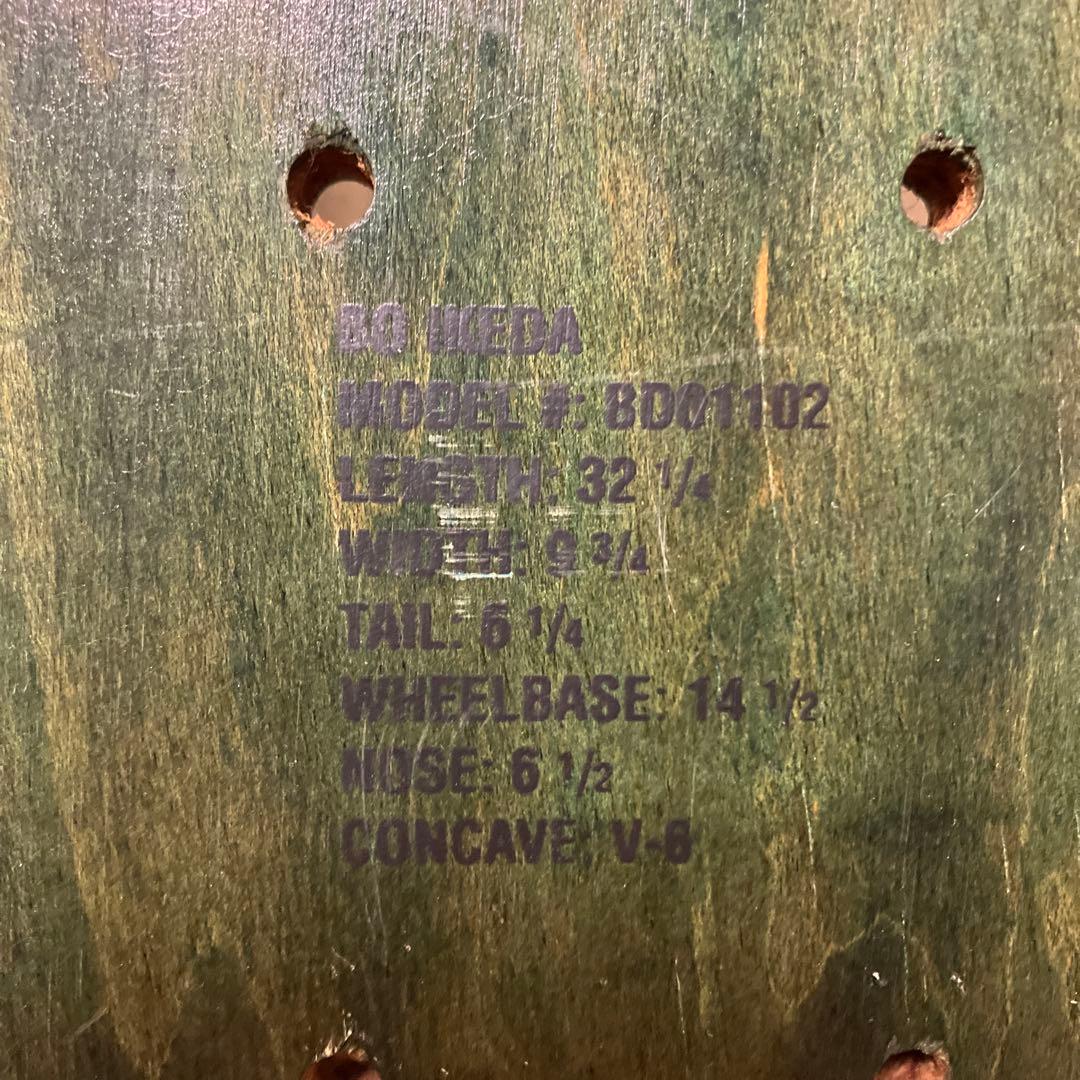 スケートボード Vison Skateboard Deck Bo Ikeda Pro Model