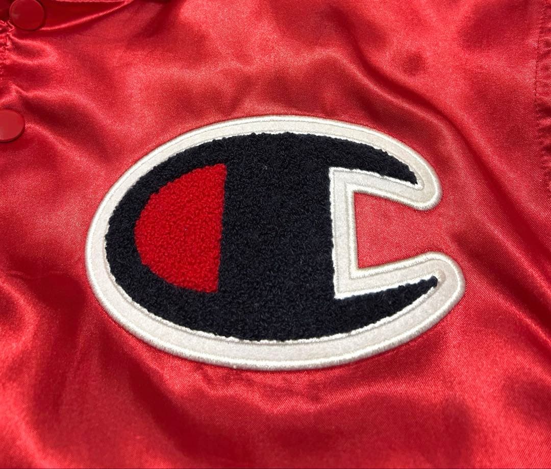 専用出品 激レア M Champion Satin Varsity Jacket