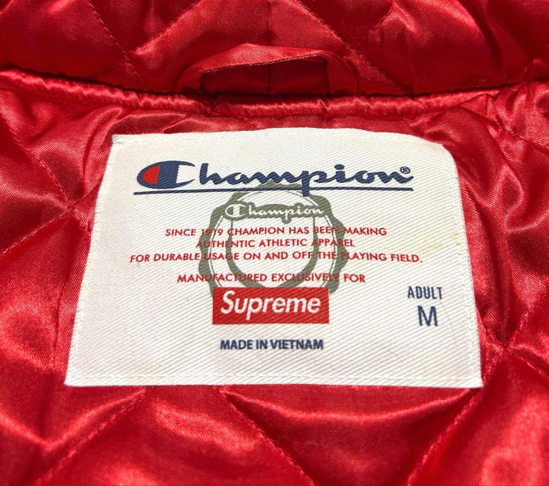 専用出品 激レア M Champion Satin Varsity Jacket
