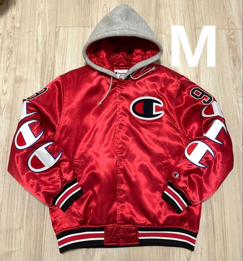 専用出品 激レア M Champion Satin Varsity Jacket
