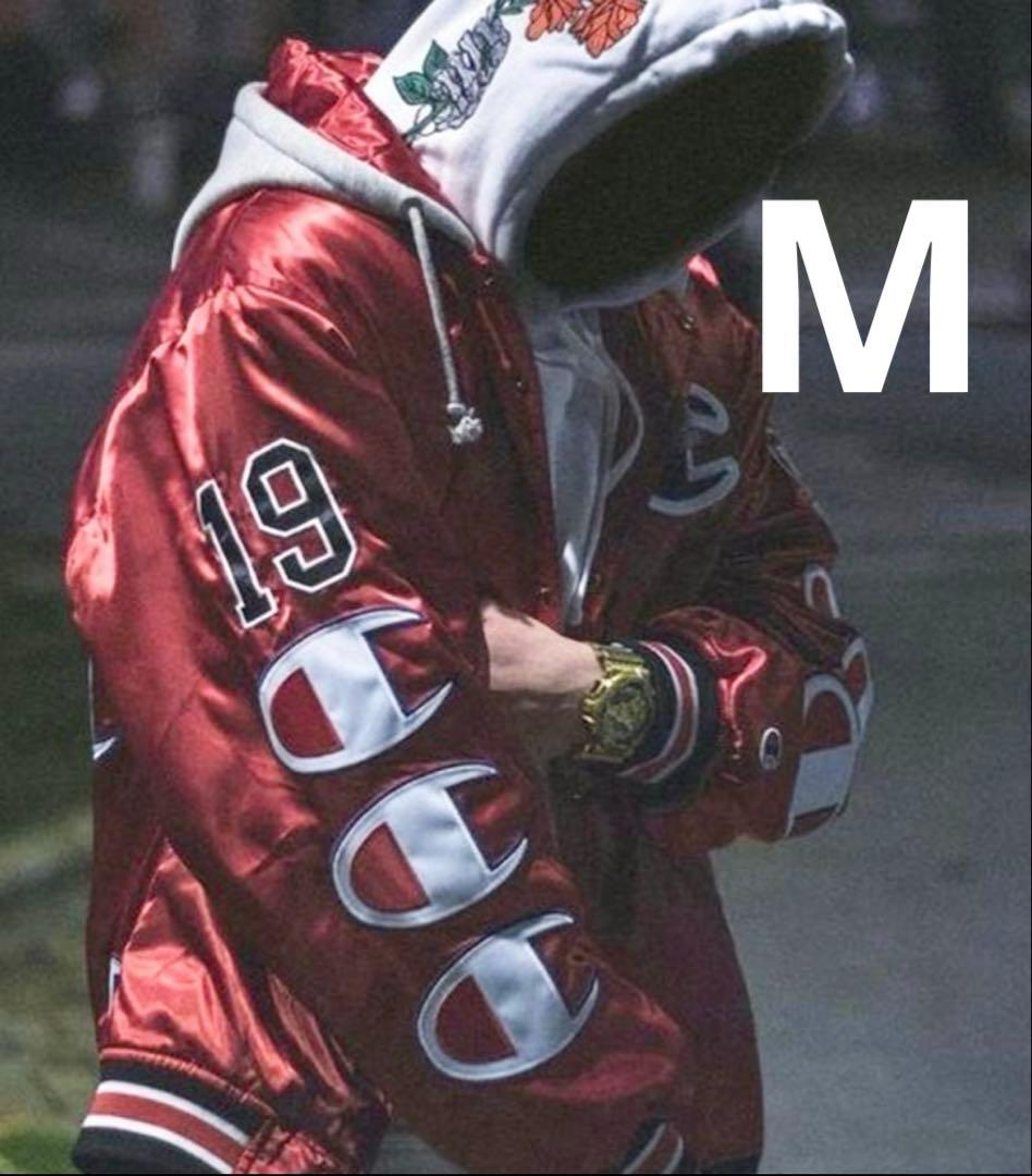 専用出品 激レア M Champion Satin Varsity Jacket