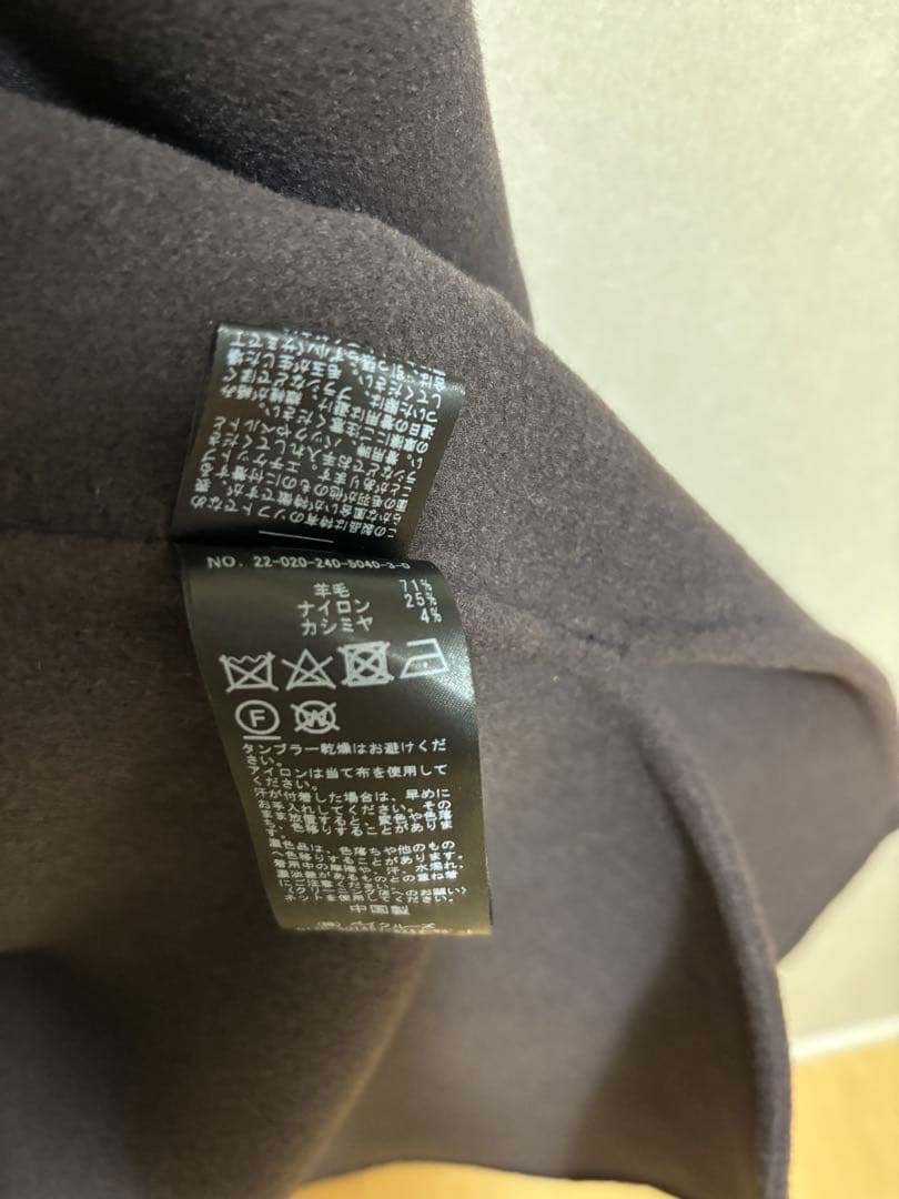 早い者勝ちSALE【美品】ノーブル　リバーポンチョジレ ケープコート　4.9万