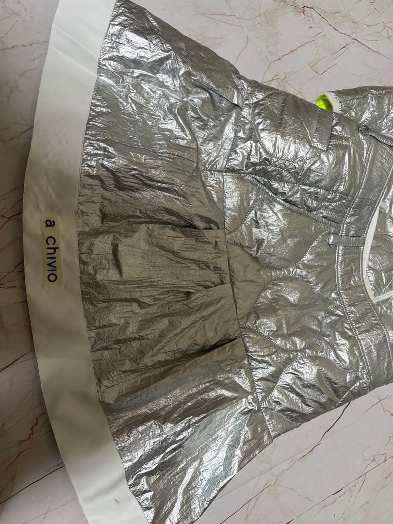 シルバー フード付きベスト ゴルフウェア アルチビオS