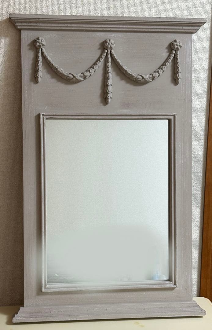 ウォールミラー/壁掛け鏡/フレンチ/アンティーク