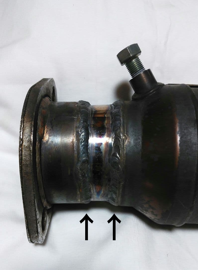 D*E様 R34 スカイライン 加工済み　スポーツキャタライザー RB25 NE