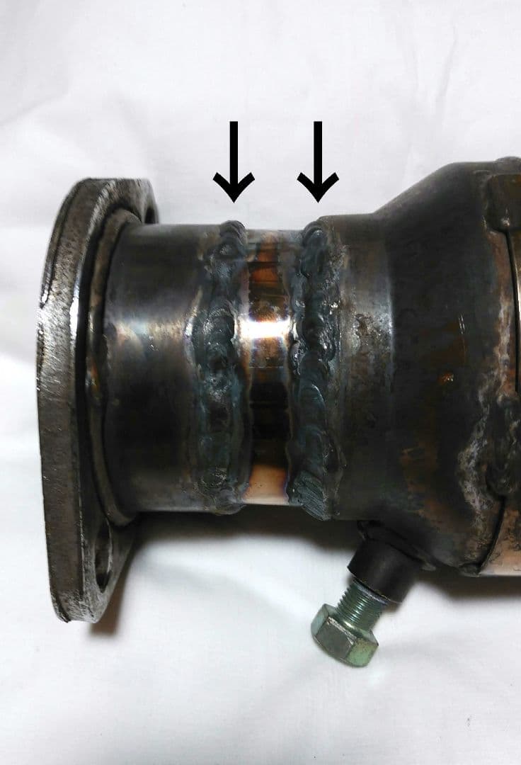 D*E様 R34 スカイライン 加工済み　スポーツキャタライザー RB25 NE