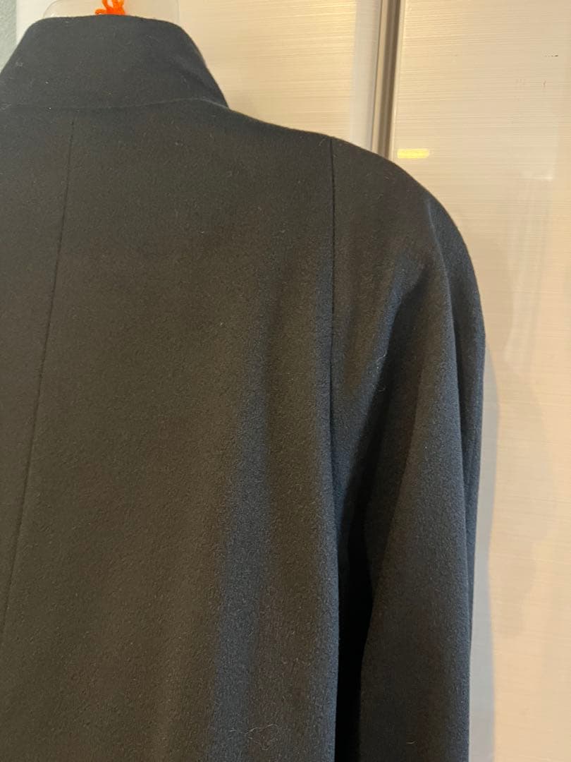 極美品YELL MIWA PIACENZA 極上カシミヤ100% ロングコート黒